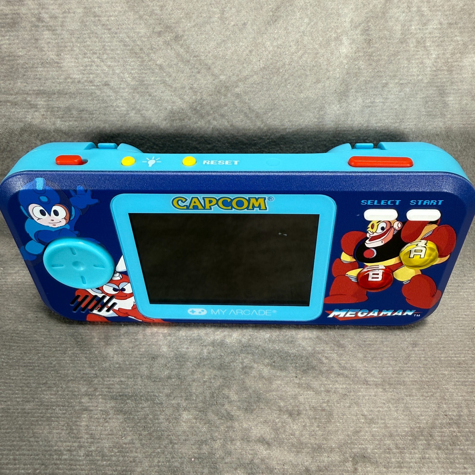 MY ARCADE CAPCOM Mega Man Pocket Player Pro Handheld Game Tested Working