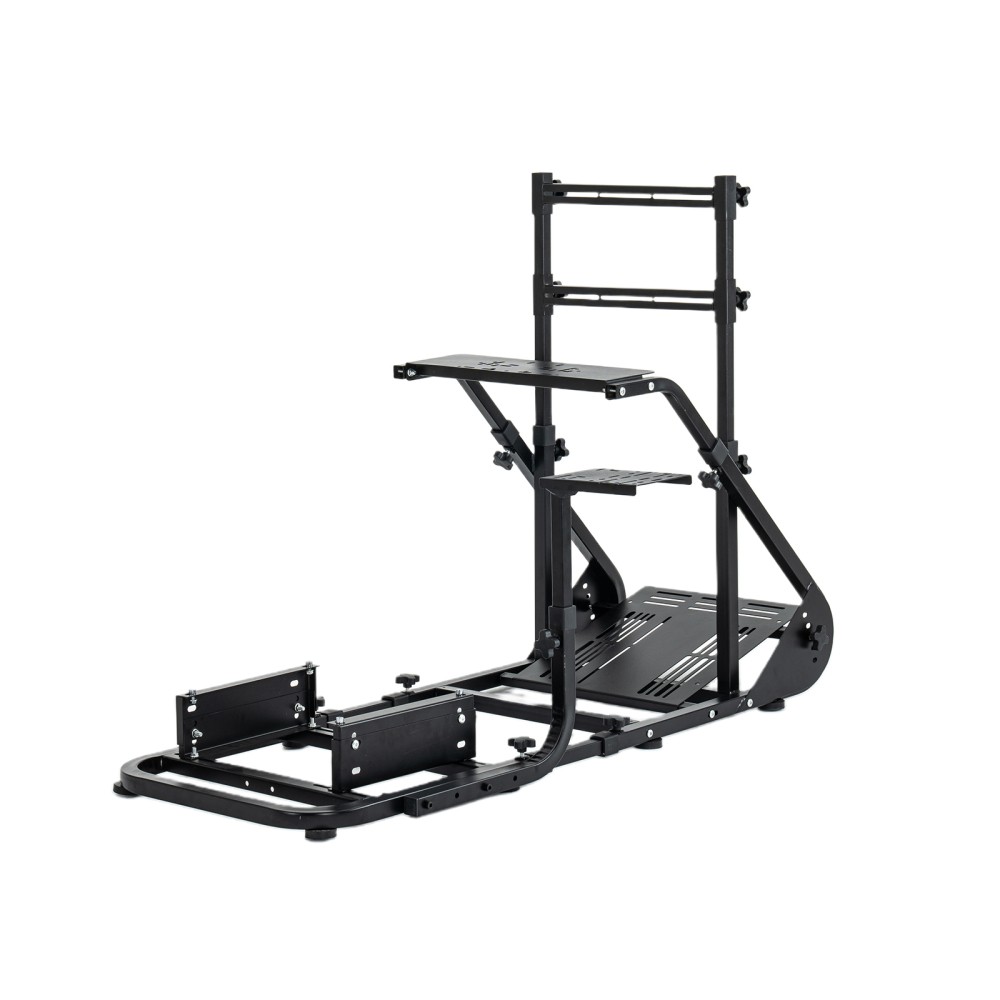 Adjustable Racing Wheel Cockpit Stable Driving Simulator Stand for Gaming