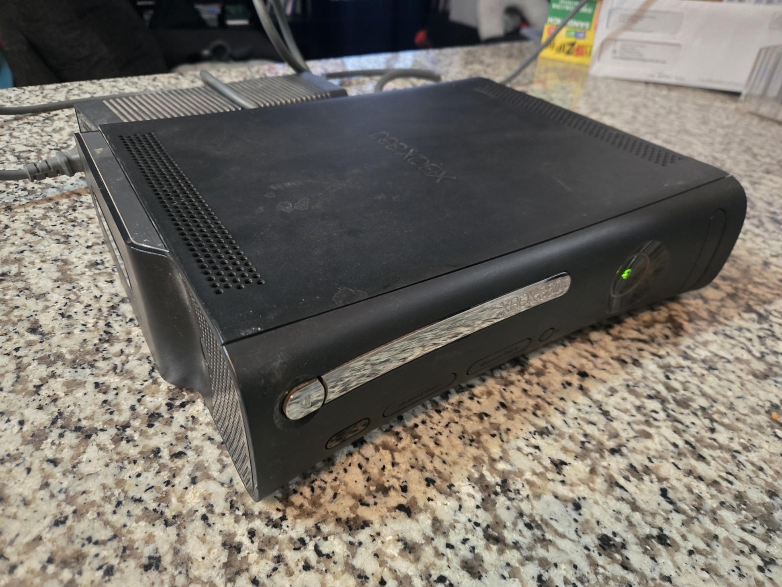 Microsoft Xbox 360 Elite 120GB Console – Black With Cords Tested Working