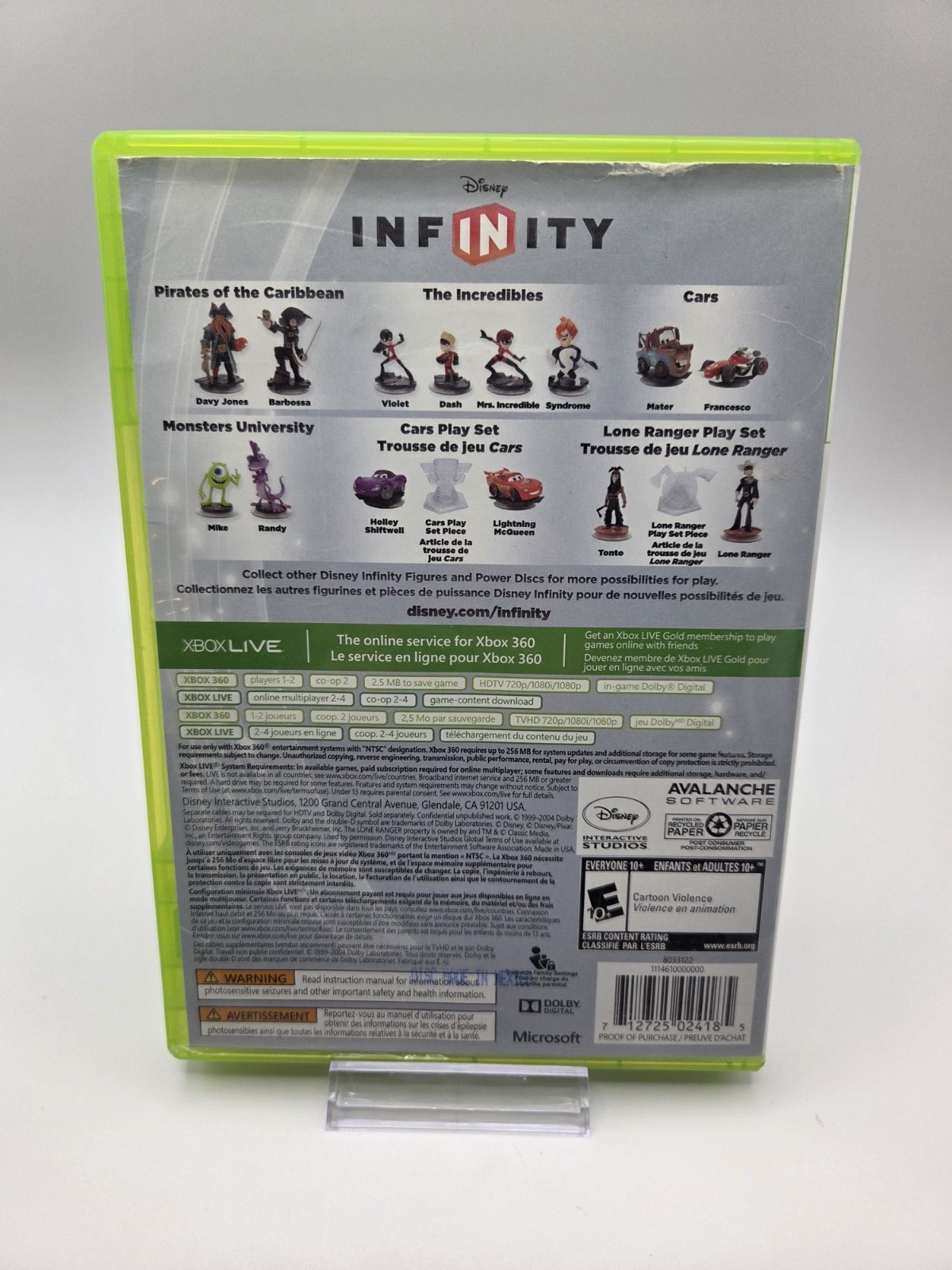 Disney Infinity Toy Story Bundle Xbox 360 + Woody Jessie Buzz + Playset + Portal
