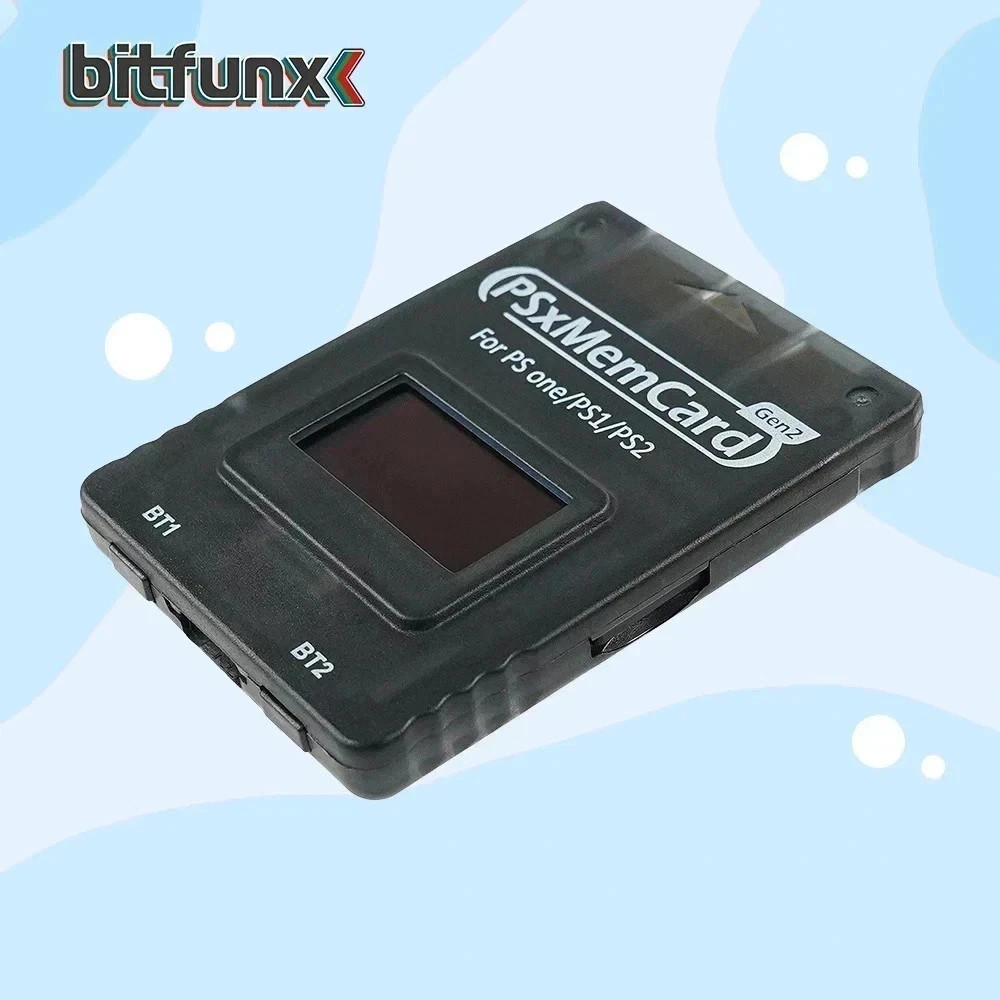 PSxMemCard Gen2 Memory Card for PS1 & PS2 Save Storage