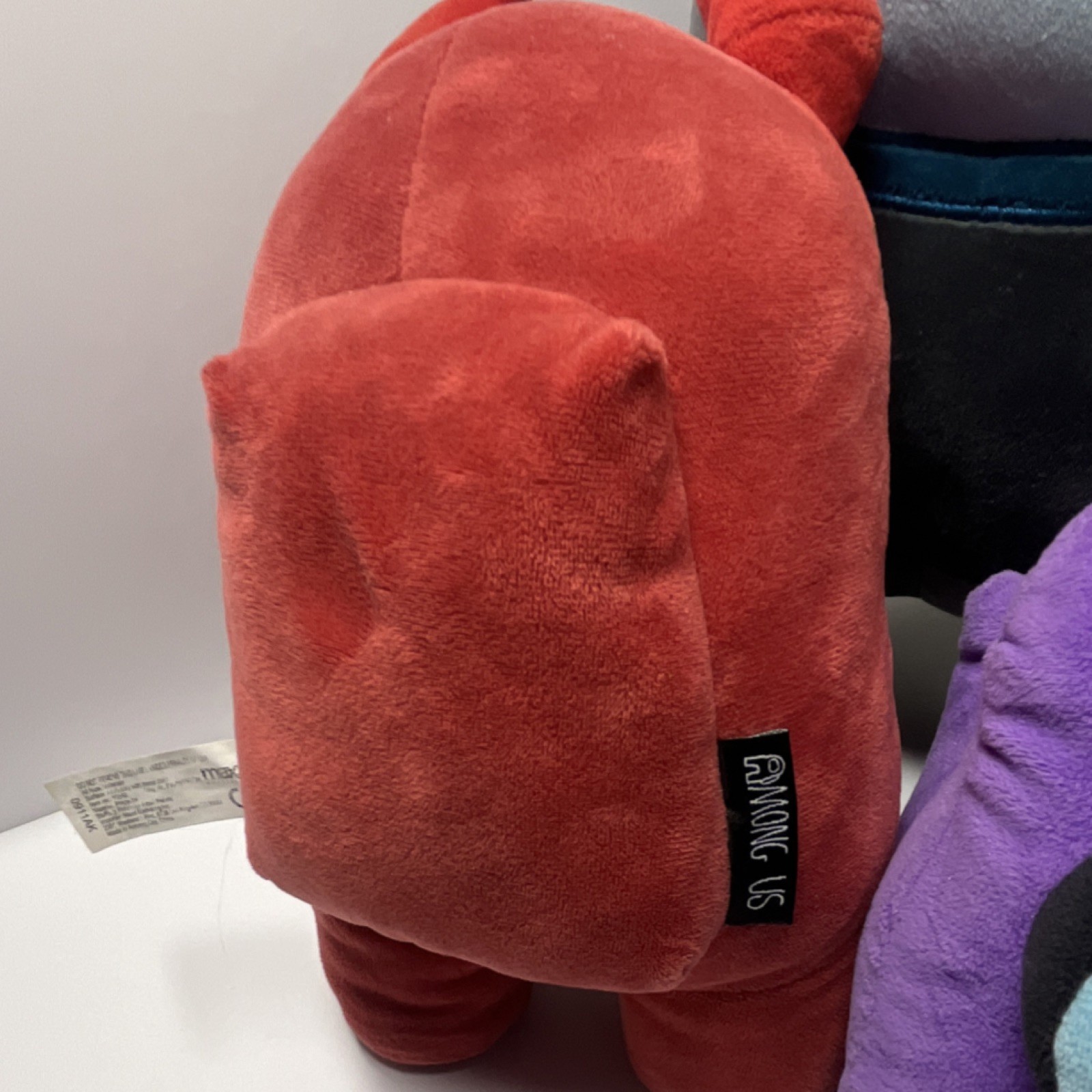 Toikido Among Us Premium Plush Crew Member Doll Set Red Yellow Black Purple Blue
