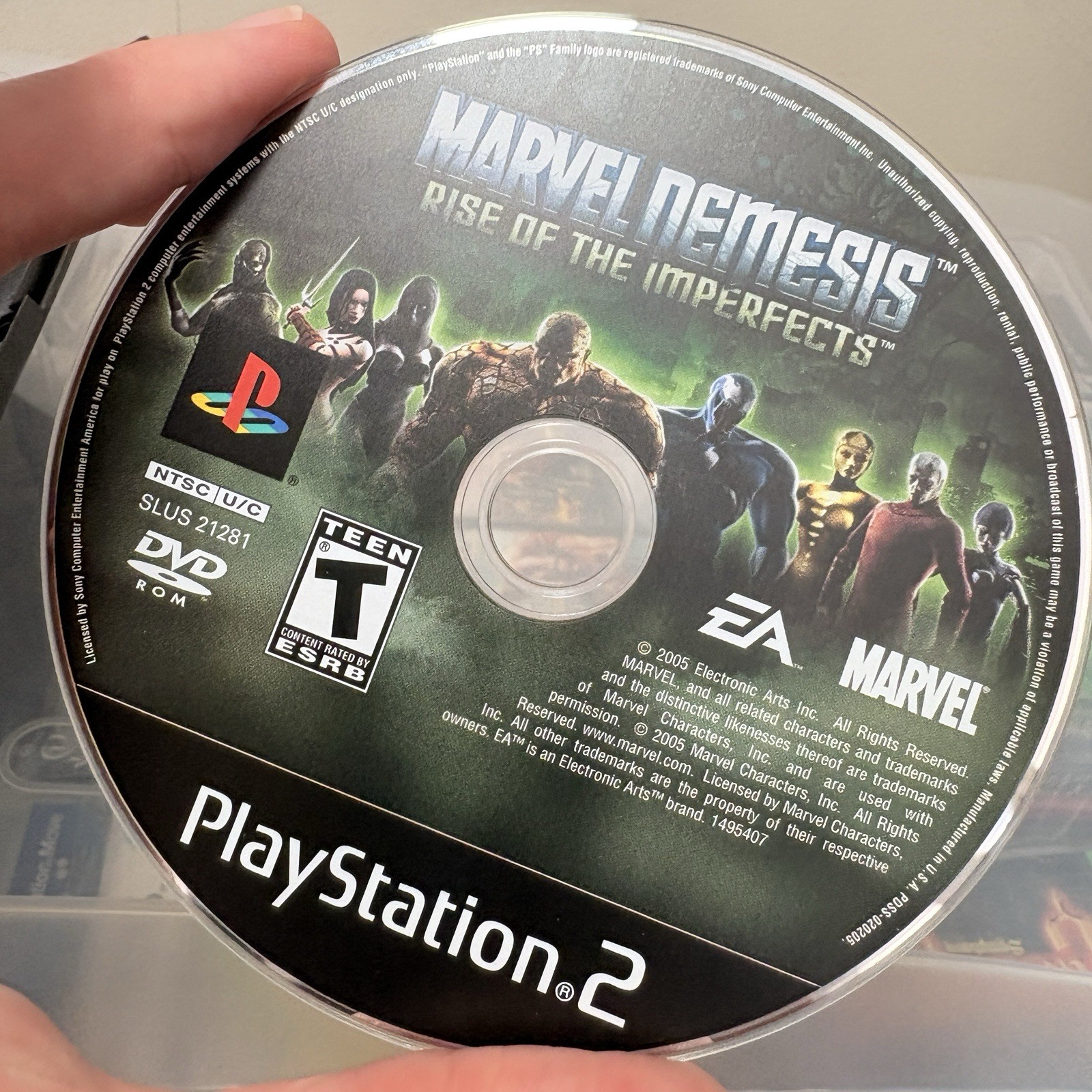 Marvel Nemesis Rise of the Imperfects Playstation 2 PS2 Complete CIB Tested