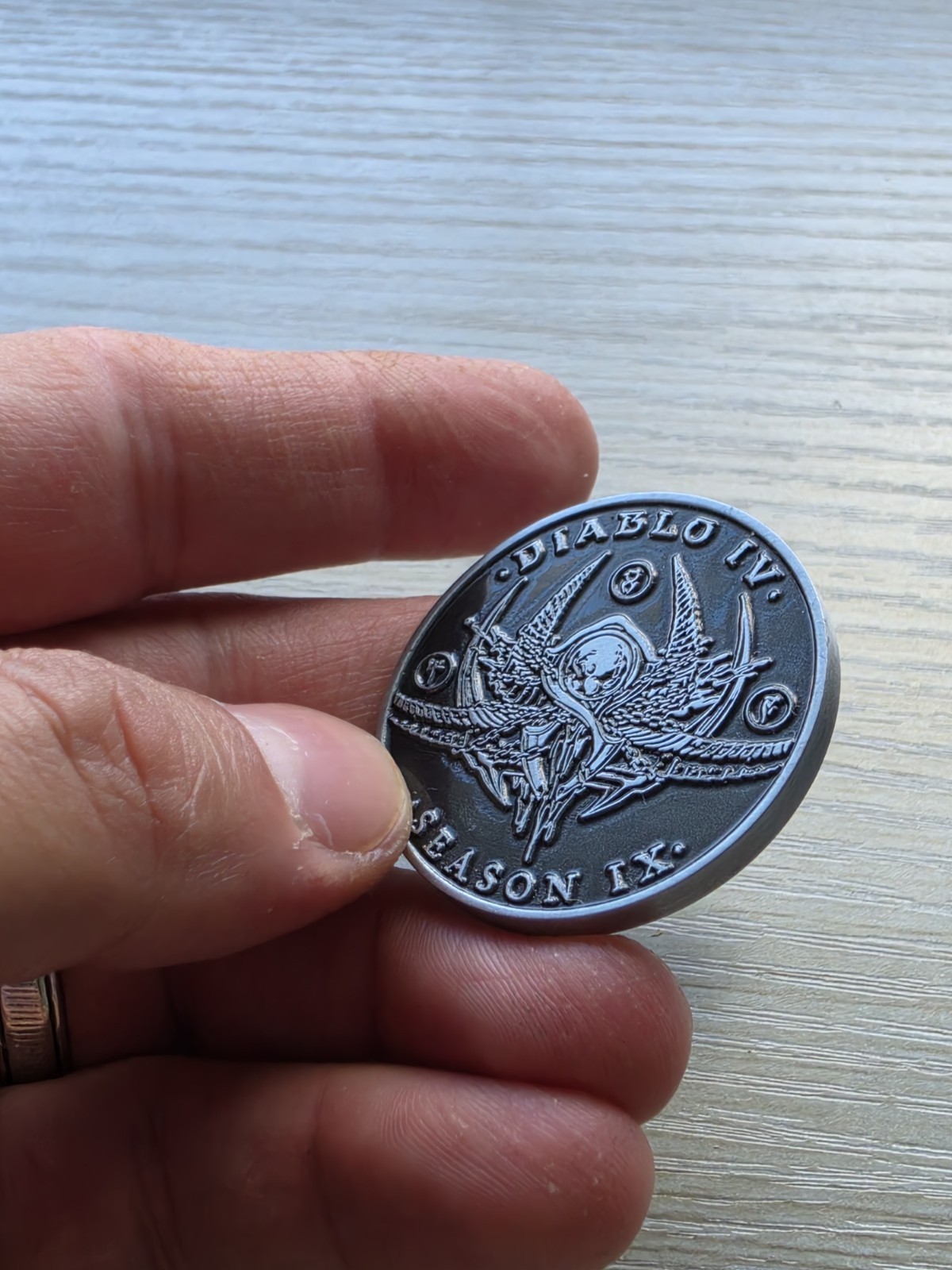 Diablo 4 IV Developer Coin Medal Season IX Sins Of The Horadrim #9 Rare Blizzard