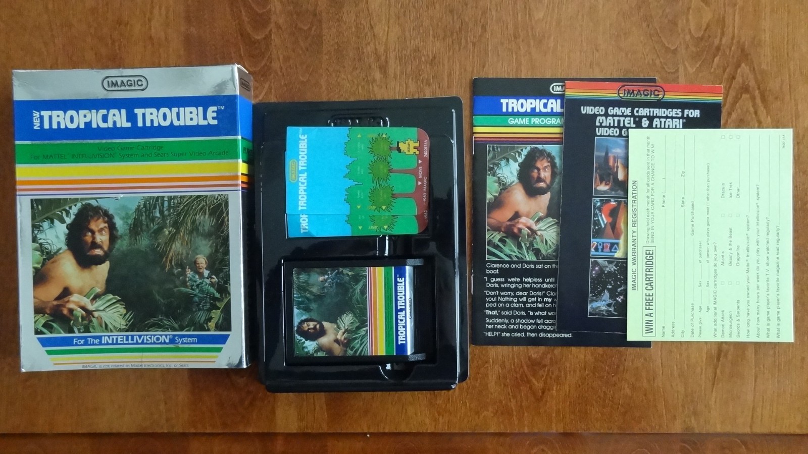 INTELLIVISION TROPICAL TROUBLE BOXED