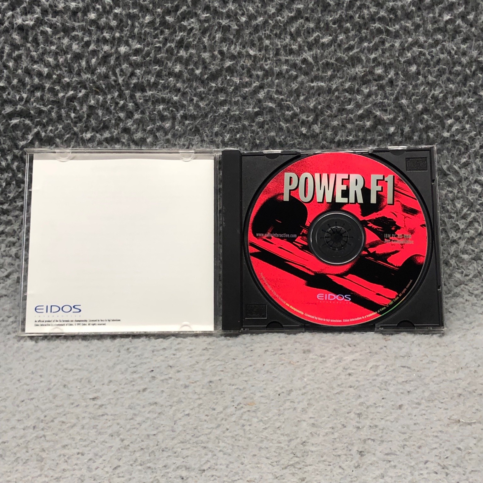 Power F1 PC CD-ROM Video Game FIA Formula One Championship Racing EIDOS