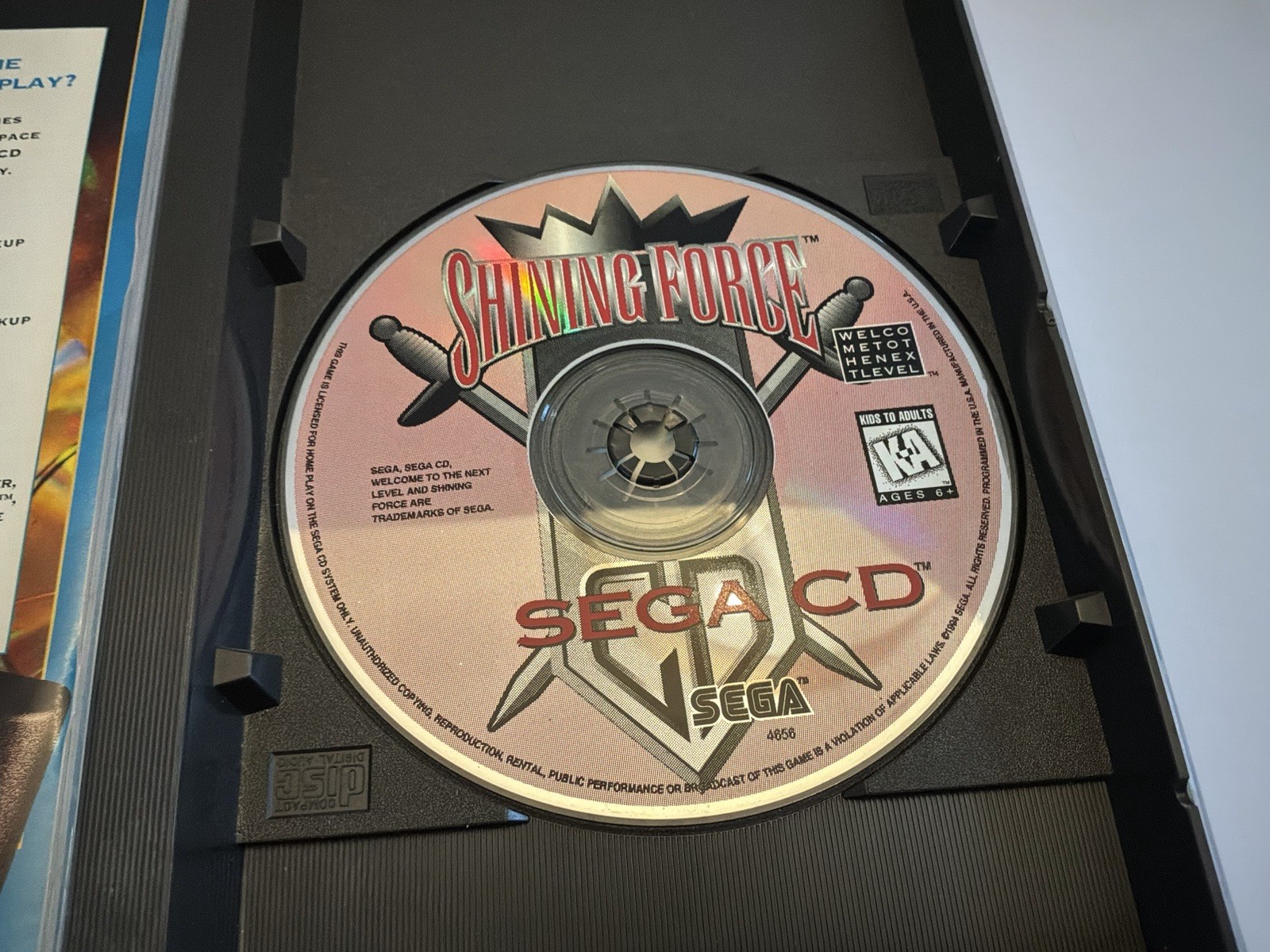 Shining Force CD (Sega CD, 1994) Complete Authentic Nice