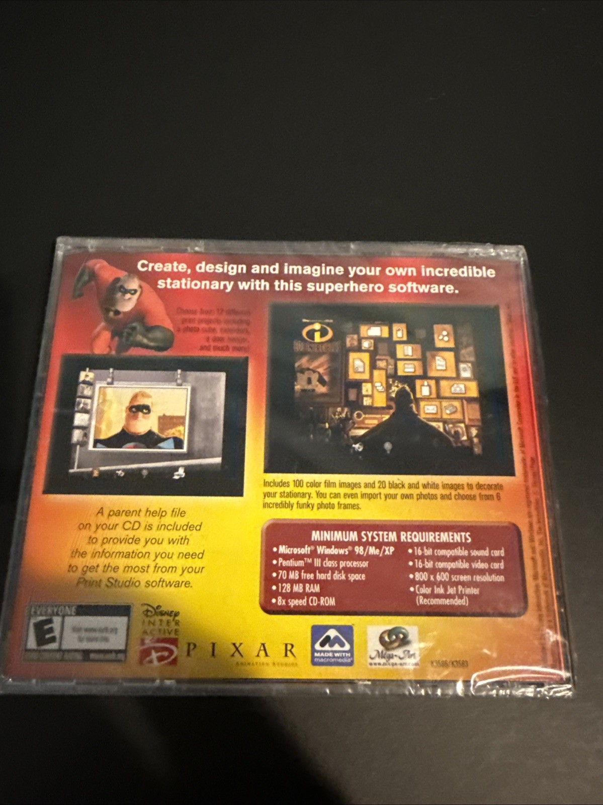 Mr Incredible And The Incredibles Pc-cd Game