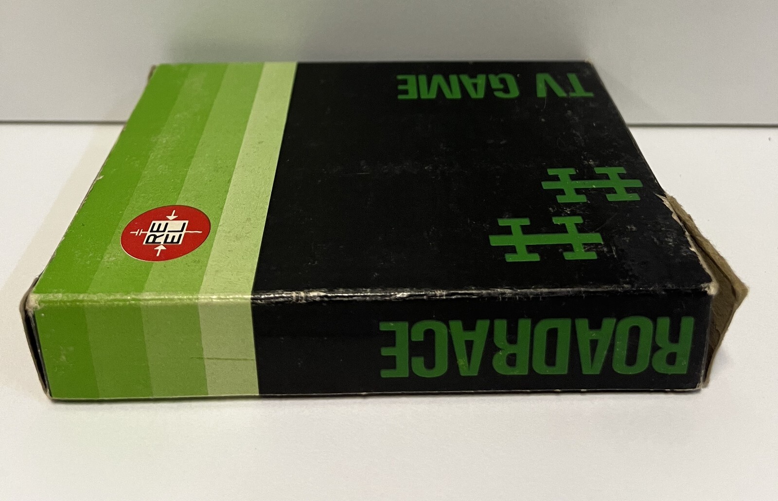 ROADRACE REEL VIDEO GAMES RE-EL CASSETTE TV B/W 1979 MADE IN ITALY VINTAGE