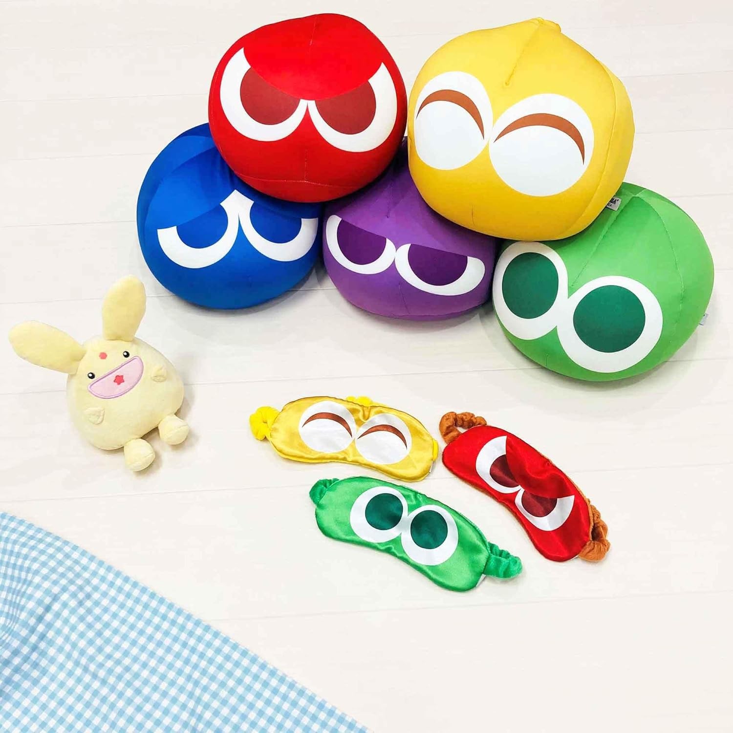 Puyo Puyo Carbuncle smartphone pillow Cushion Plush smartphone stand 15cm/5.9-in