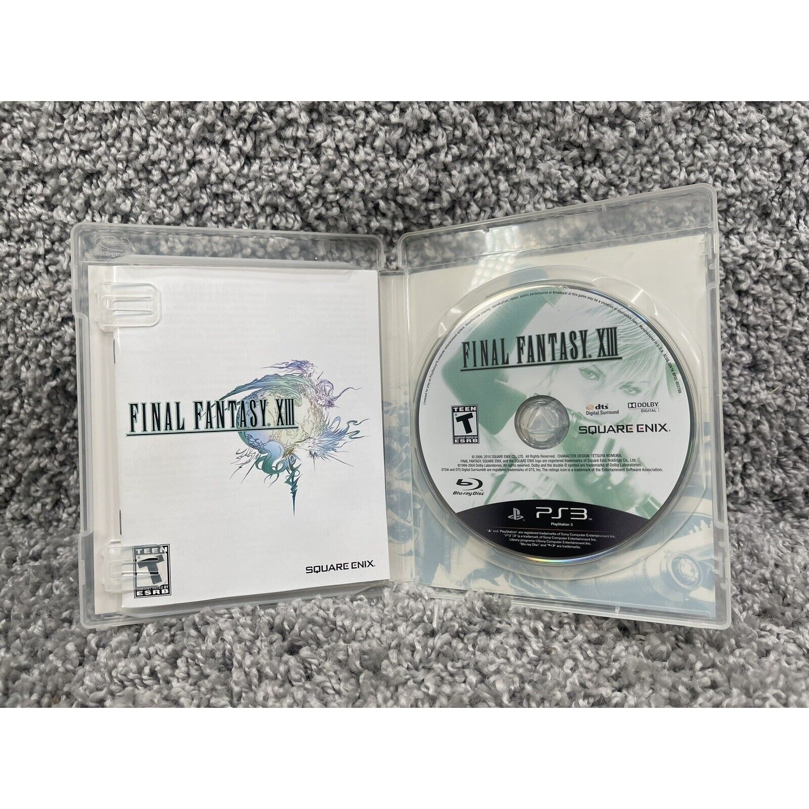 Final Fantasy XIII Sony PlayStation 3 PS3 2012 Video Game Complete