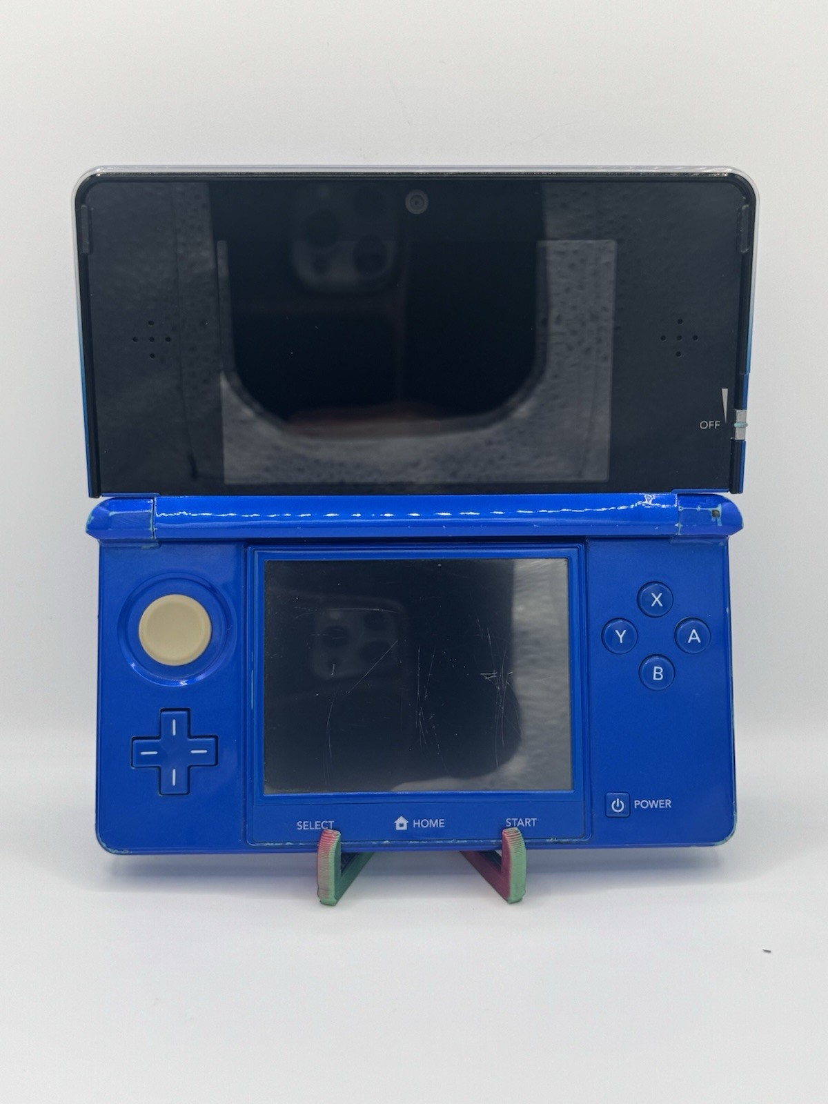 *US SELLER* Nintendo 3DS System in box -dark blue Region USA, Charger Tested