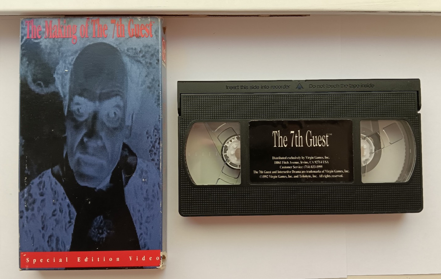 The 7th Guest 1992 PC CD-ROM Game Complete VHS Big Box – Horror