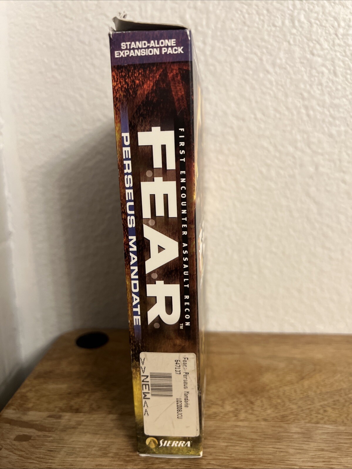 Fear Perseus Mandate First Encounter Assault Rec Video Game Pc Cd-Rom M-Mature