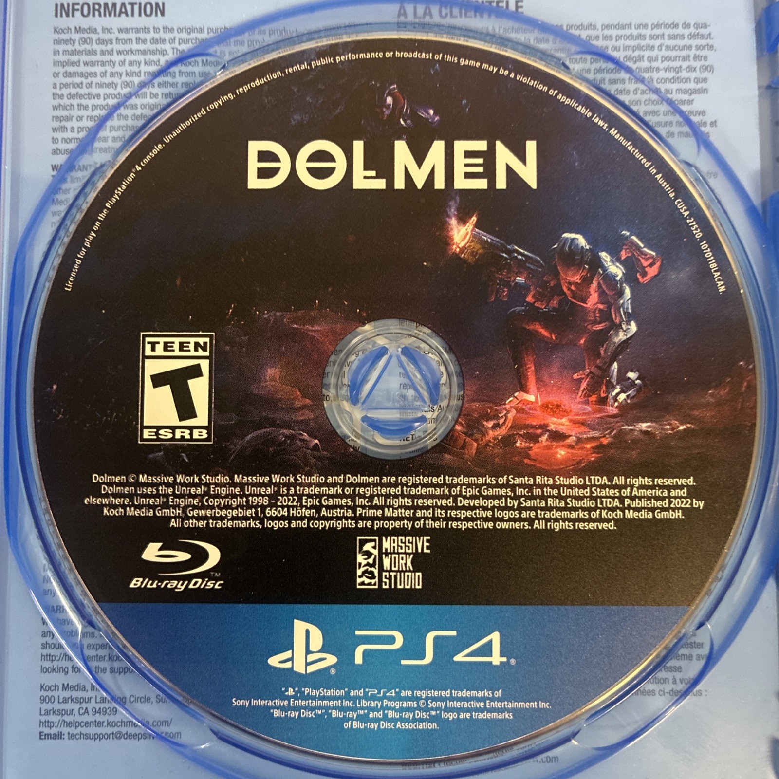2022 Dolmen Sony PlayStation 4 PS4 Disc PS5 Upgrade Available #1070118