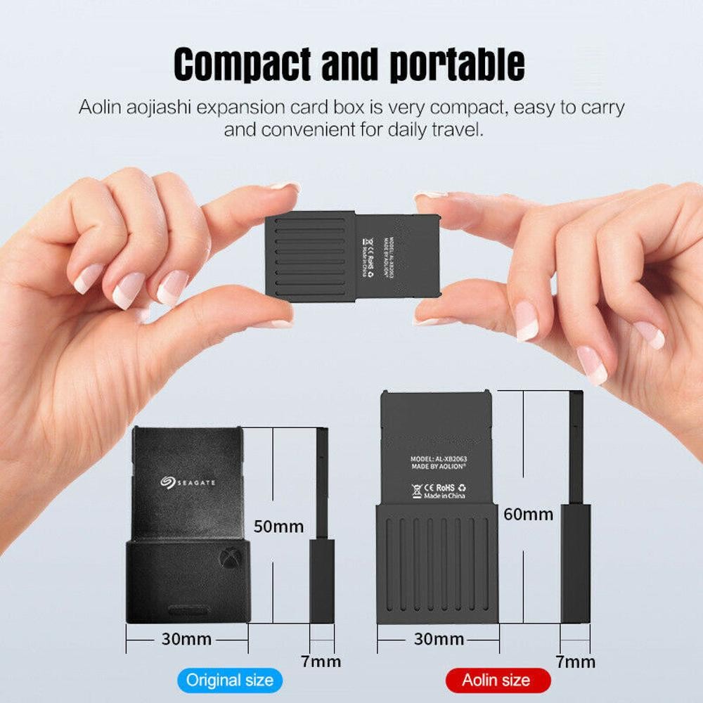 Game Console External SSD M.2 Hard Drive Expansion Card Box for Xbox Series X/S