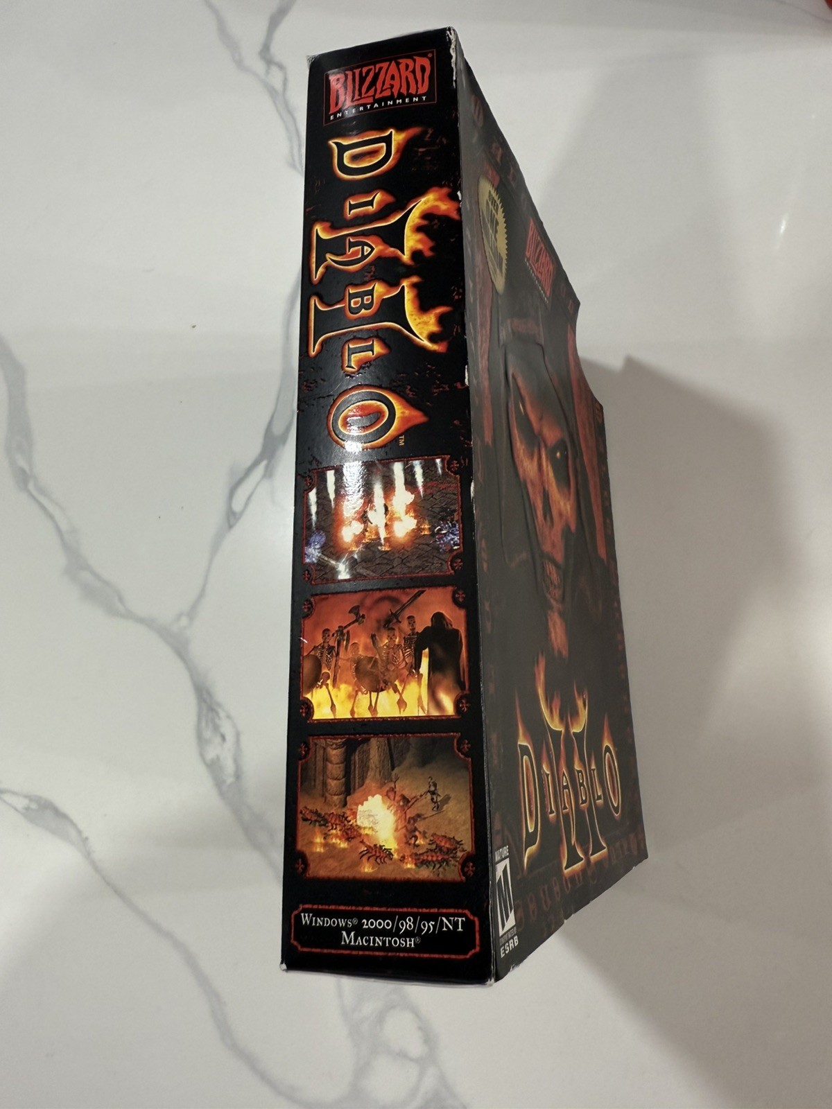 Diablo II 2 Blizzard PC Big Box CIB Complete w/ Manual CD-ROM 2000