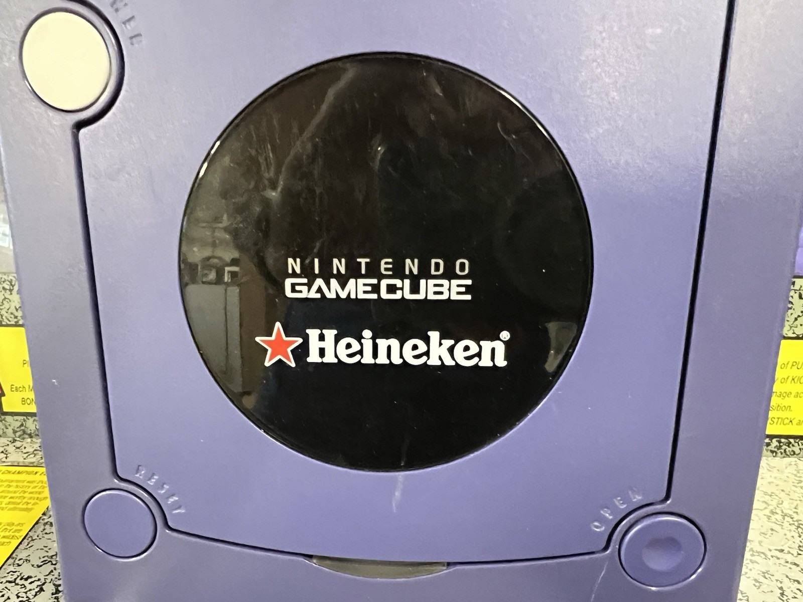 2002 Nintendo Heineken GameCube Indigo Purple Console CIB Limited to 50 Promo