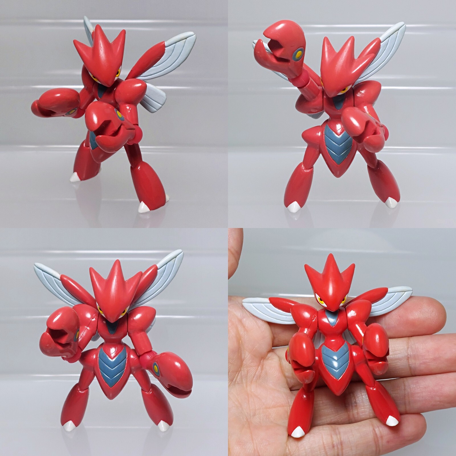 Scizor Pokemon Action Figure Gashapon Bandai 2000 Toy Japan F08 2.4in
