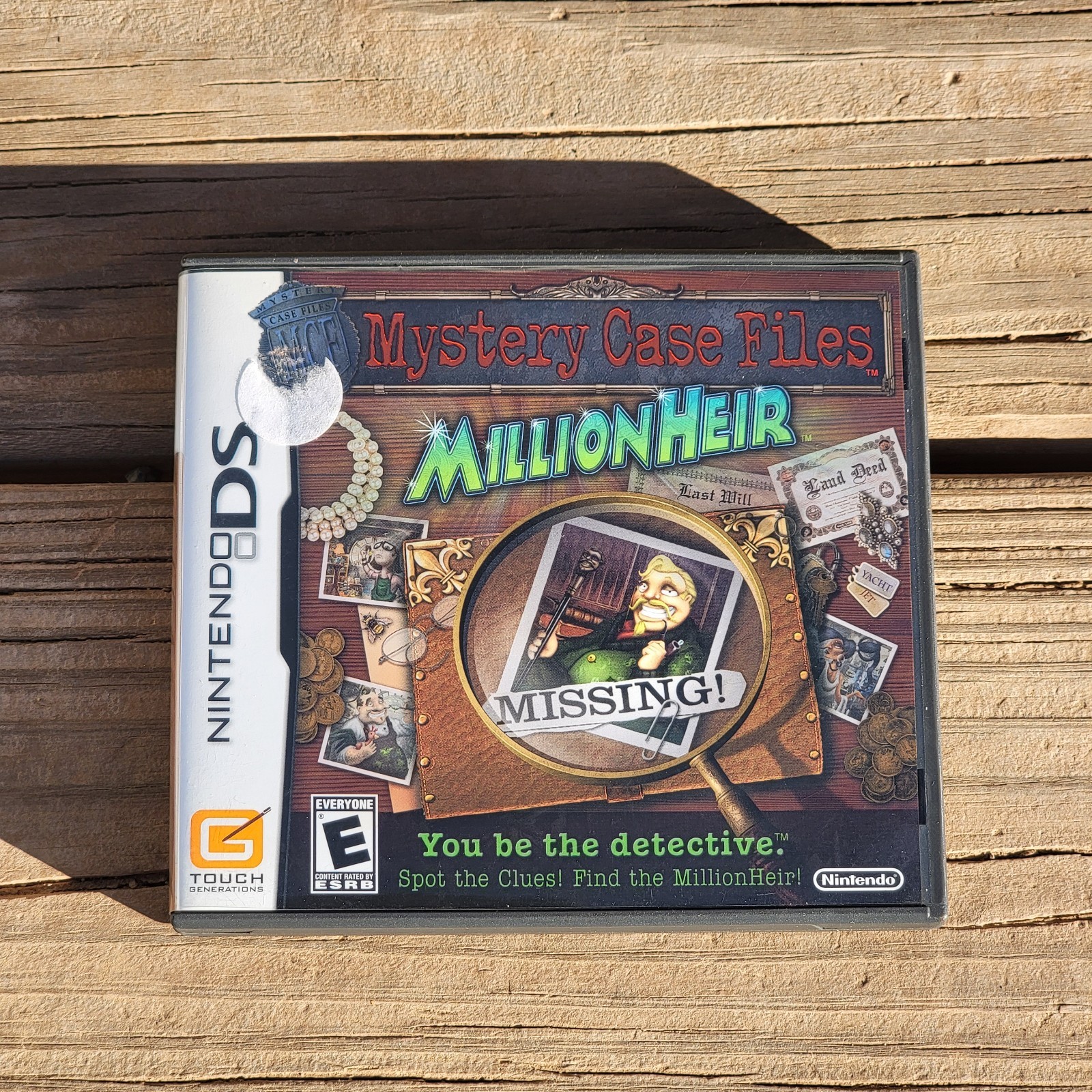Complete Mystery Case Files: MillionHeir (Nintendo DS) 3DS 2DS DSi XL