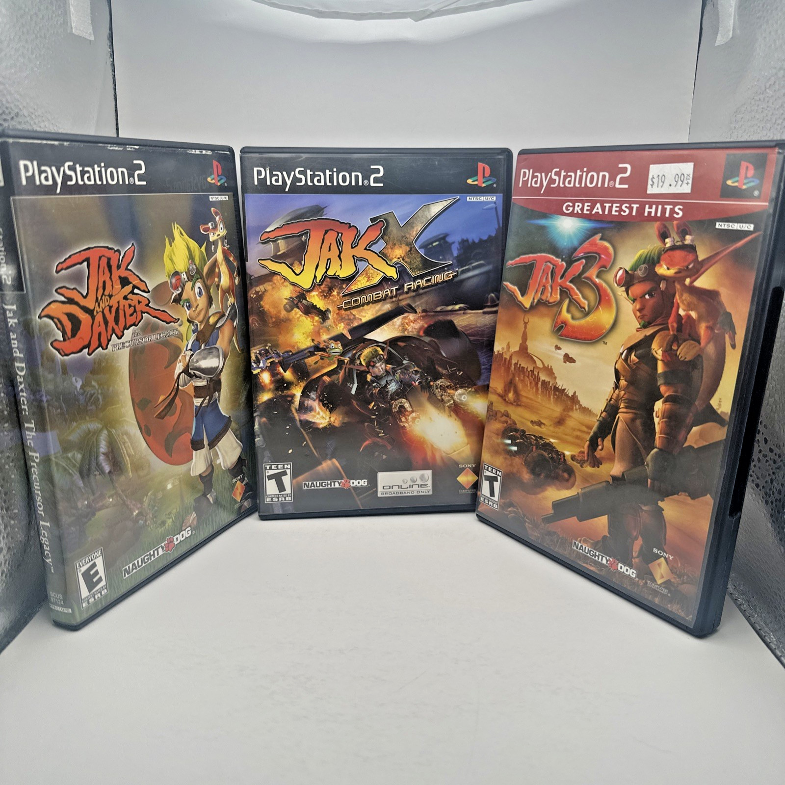 Jak 3 X Combat Racing Dexter Precursor Legacy Games PS2 Games LOT Bundle CIB VGC