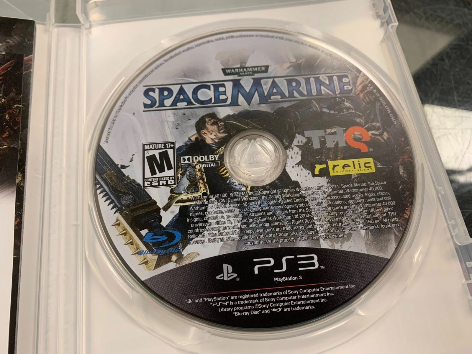 Warhammer 40,000: Space Marine – Sony PlayStation 3 PS3 – Good CIB NTSC THQ