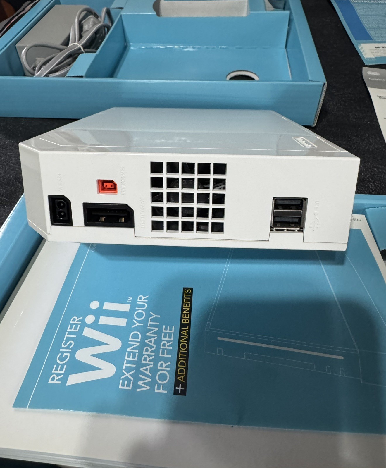 Nintendo RVL-001 Wii Console With Box – White | No Controller, Nunchucks Or Game