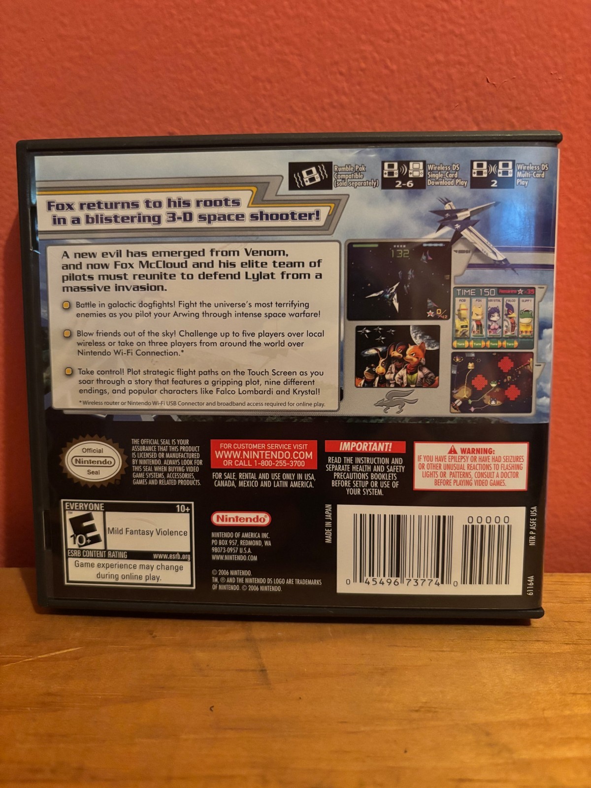 Star Fox Command 2006 Nintedo DS – Complete – CIB (MISSING MANUAL)