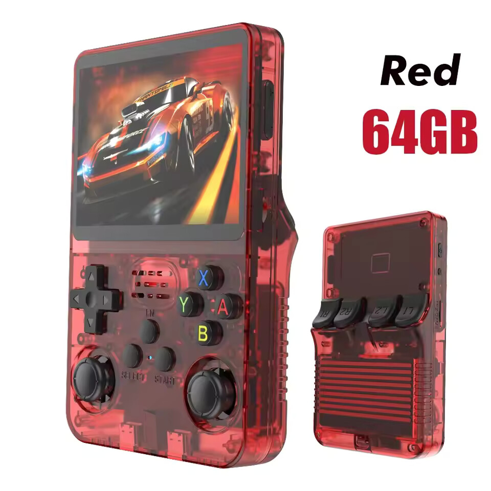R36S Retro Handheld Game Console Linux System 3.5Inch IPS Screen Portable Player