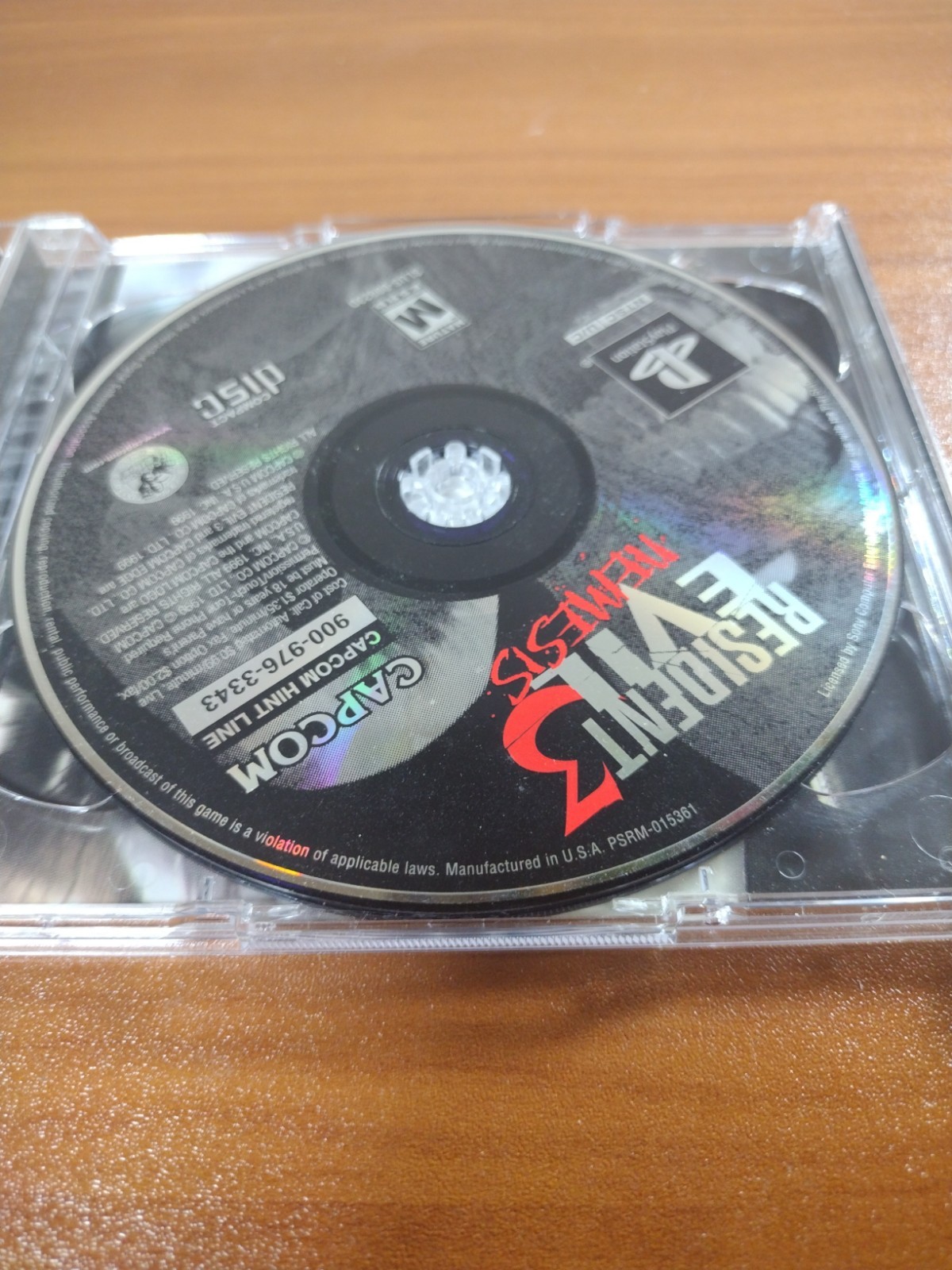 Resident Evil 3: Nemesis CiB w/ Dino Crisis Demo, Manual & RegCard VGC -TESTED-