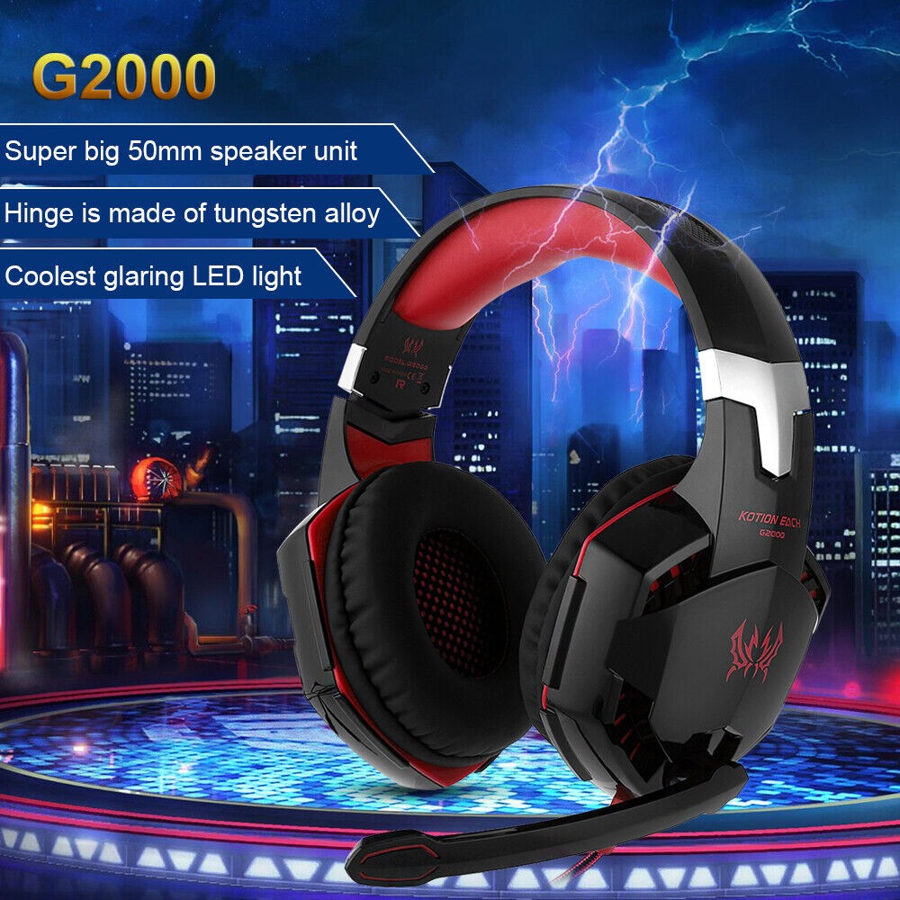Gaming Headset for PS4, Xbox, PC, PS5 Noise Cancelling Over Ear Headphones + Mic
