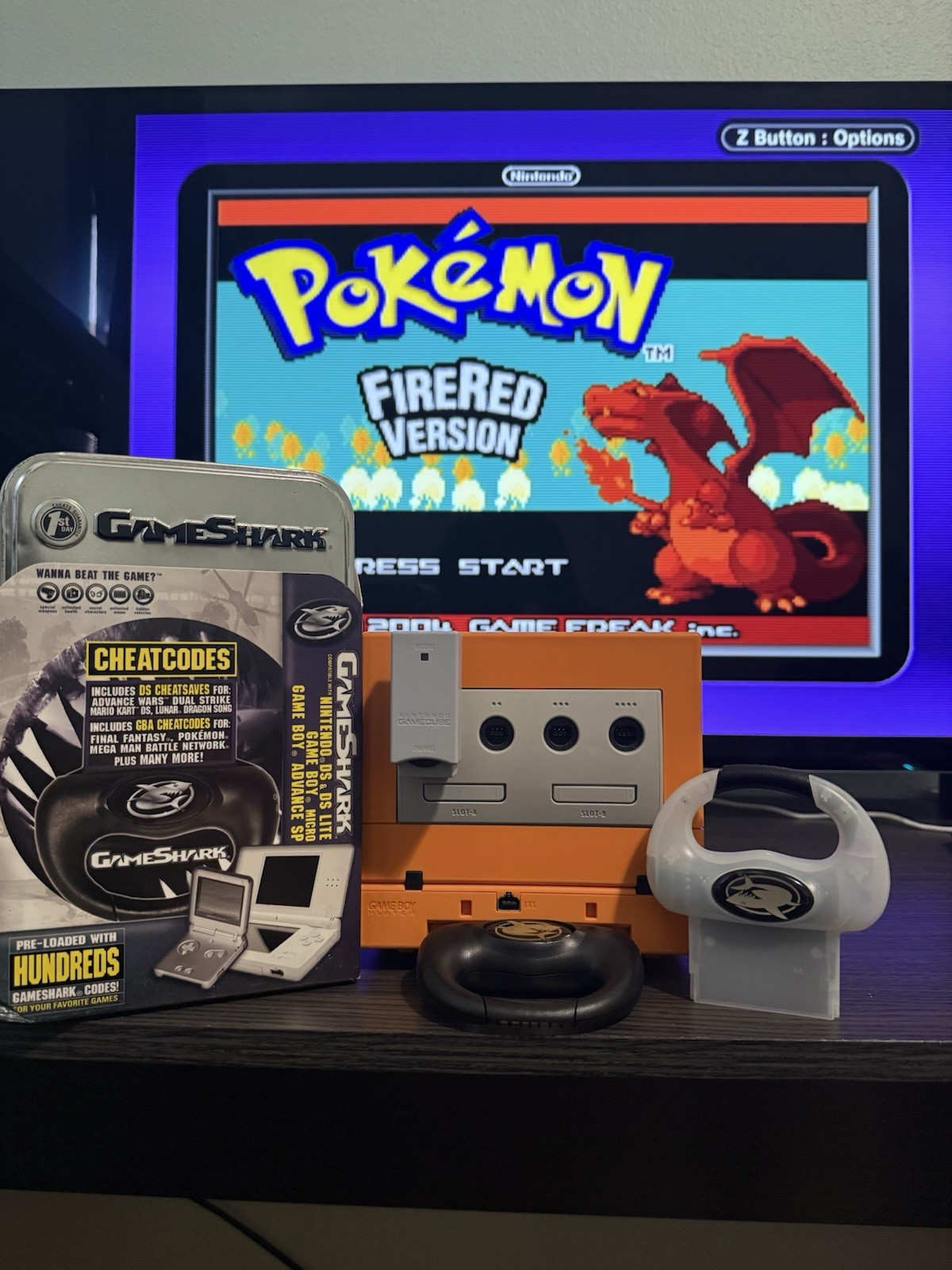 GameShark Karabiner/ActionReplay GameBoy Advanced + SHINY ENCOUNTERS + ISLANDS