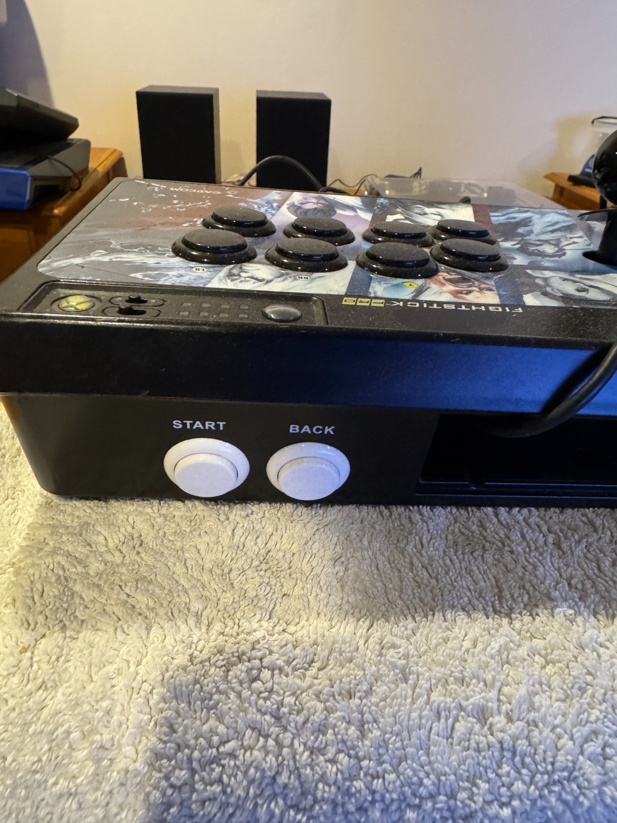 QANBA Q1-BL Arcade Style Fighting Stick – PARTS/REPAIR UNKNOWN WORKING CONDITION