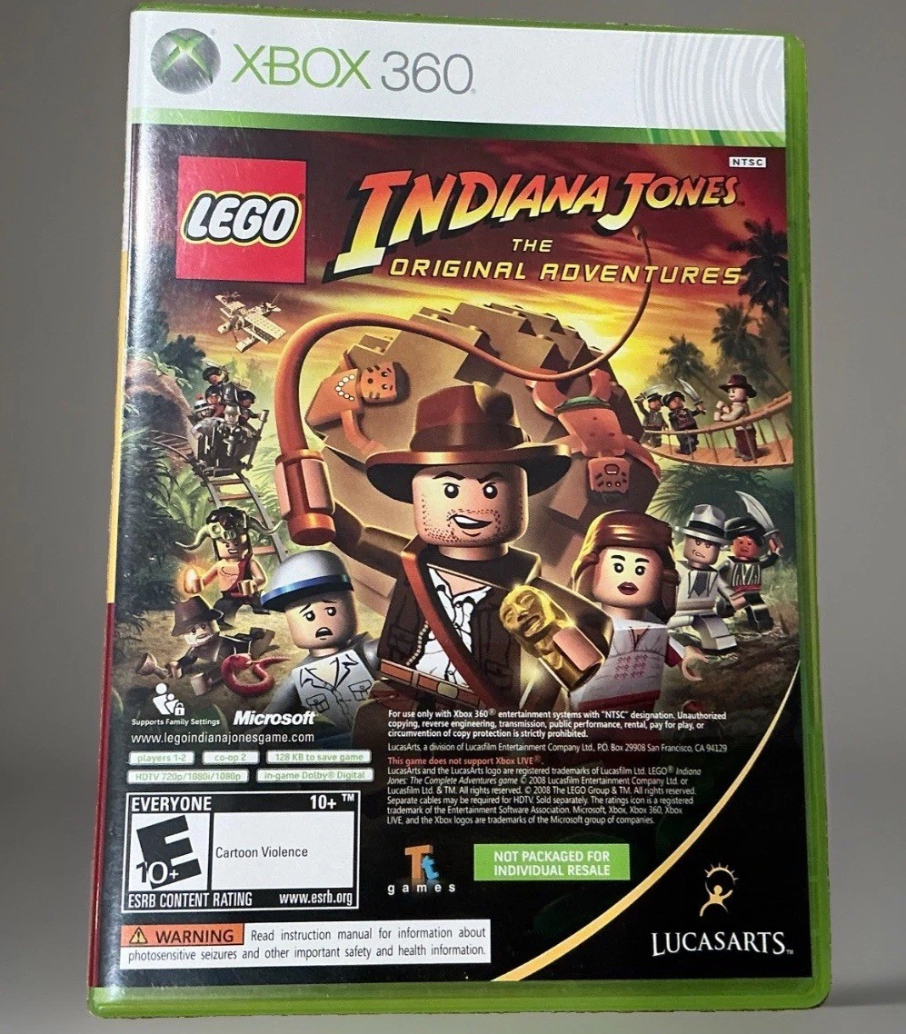 XBOX 360 Lego Indiana Jones: The Original Adventures – Kung Fu Panda 2-in-1 Game