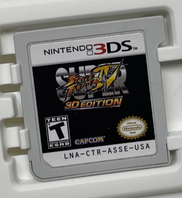 Nintendo 3DS Super Street Fighter 4 IV 3D Edition (CIB & Tested) w/Slip Cover