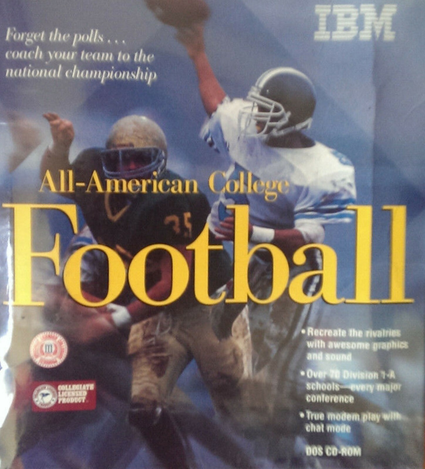 ALL-AMERICAN COLLEGE FOOTBALL 1995 PC +1Clk Windows 11 10 8 7 Vista XP Install