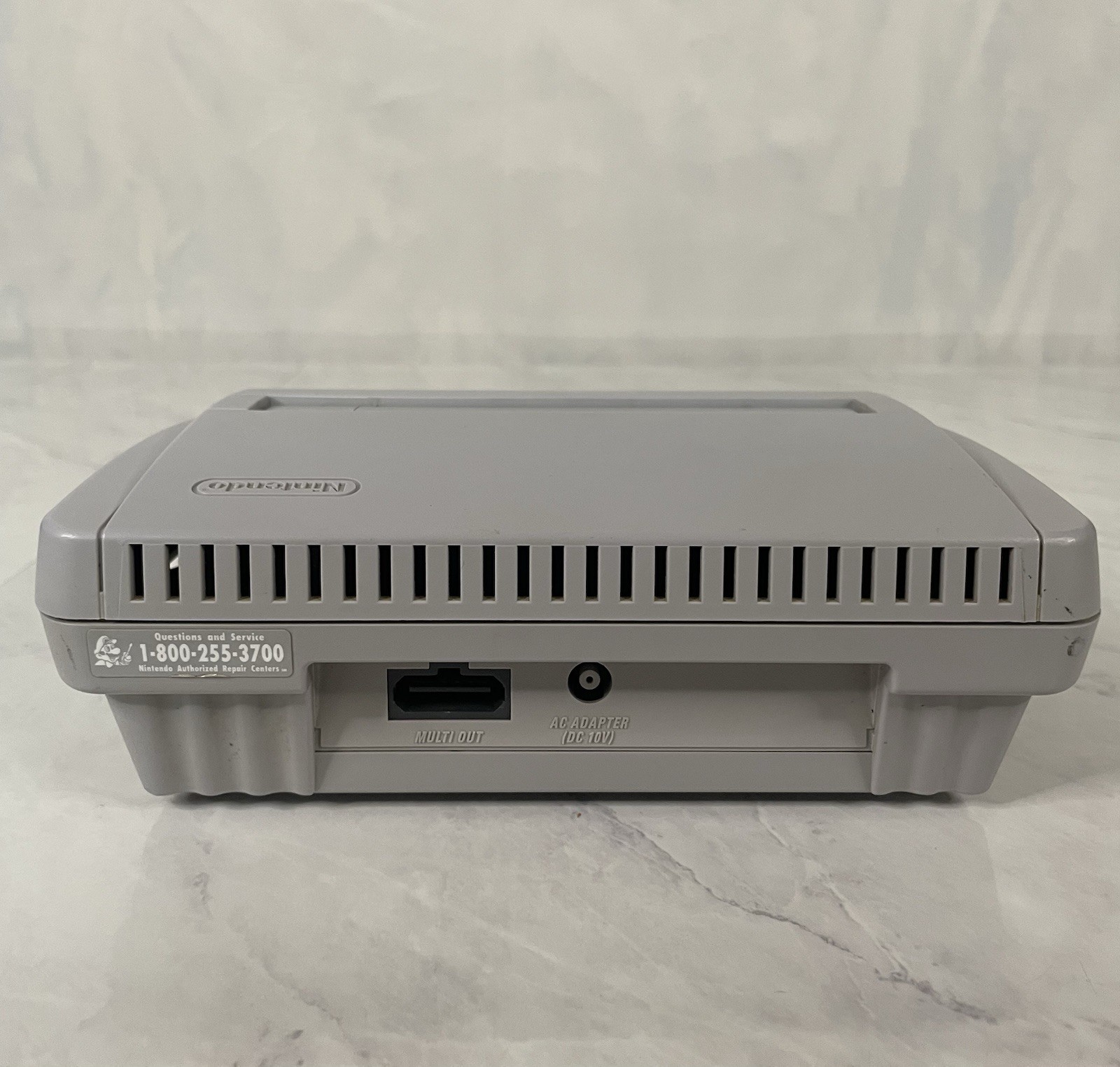 Nintendo SNES Super Nintendo Console SNS-001. Super Mario World And All Cables