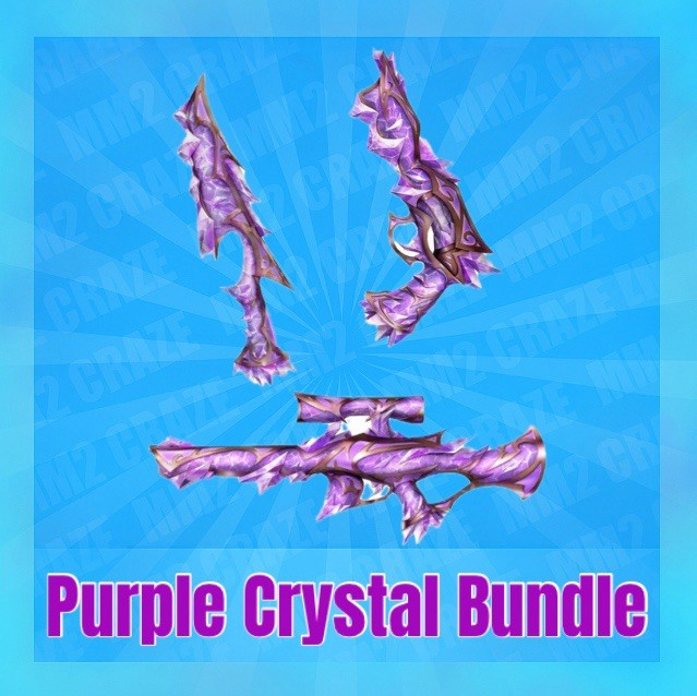 Purple Crystal Bundle Murderers Vs Sheriffs Duels | MVSD | Cheap + Fast