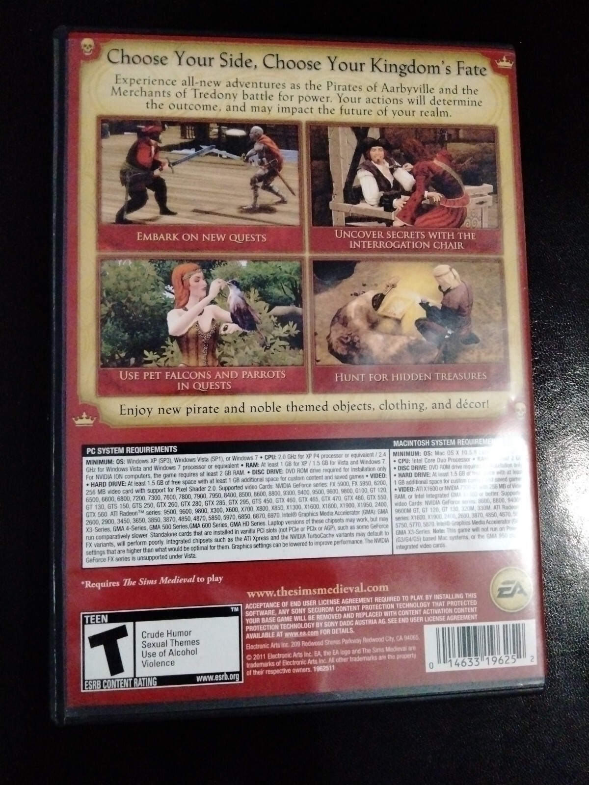 Sims Medieval and Pirates & Nobles Adventure Pack (Windows/Mac, 2011)