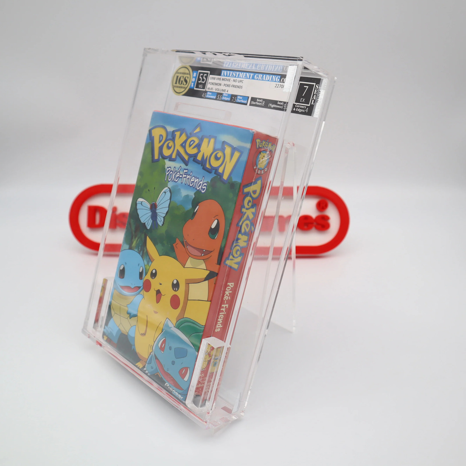 VHS POKEMON: POKE-FRIENDS – IGS GRADED 5.5 BOX & 7.0 SEAL! NEW & Factory Sealed!