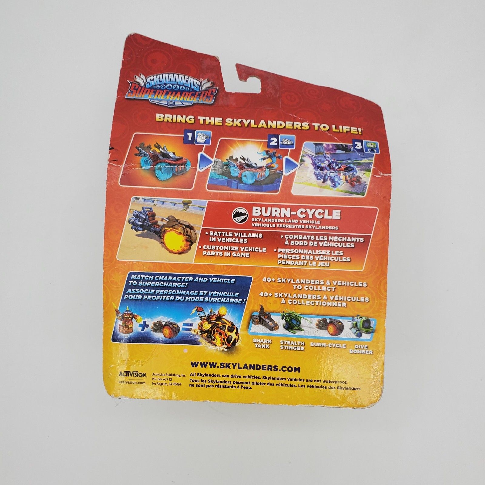 Activision Skylanders Superchargers Burn Cycle Vehicle Pack 2015 Toys to Life