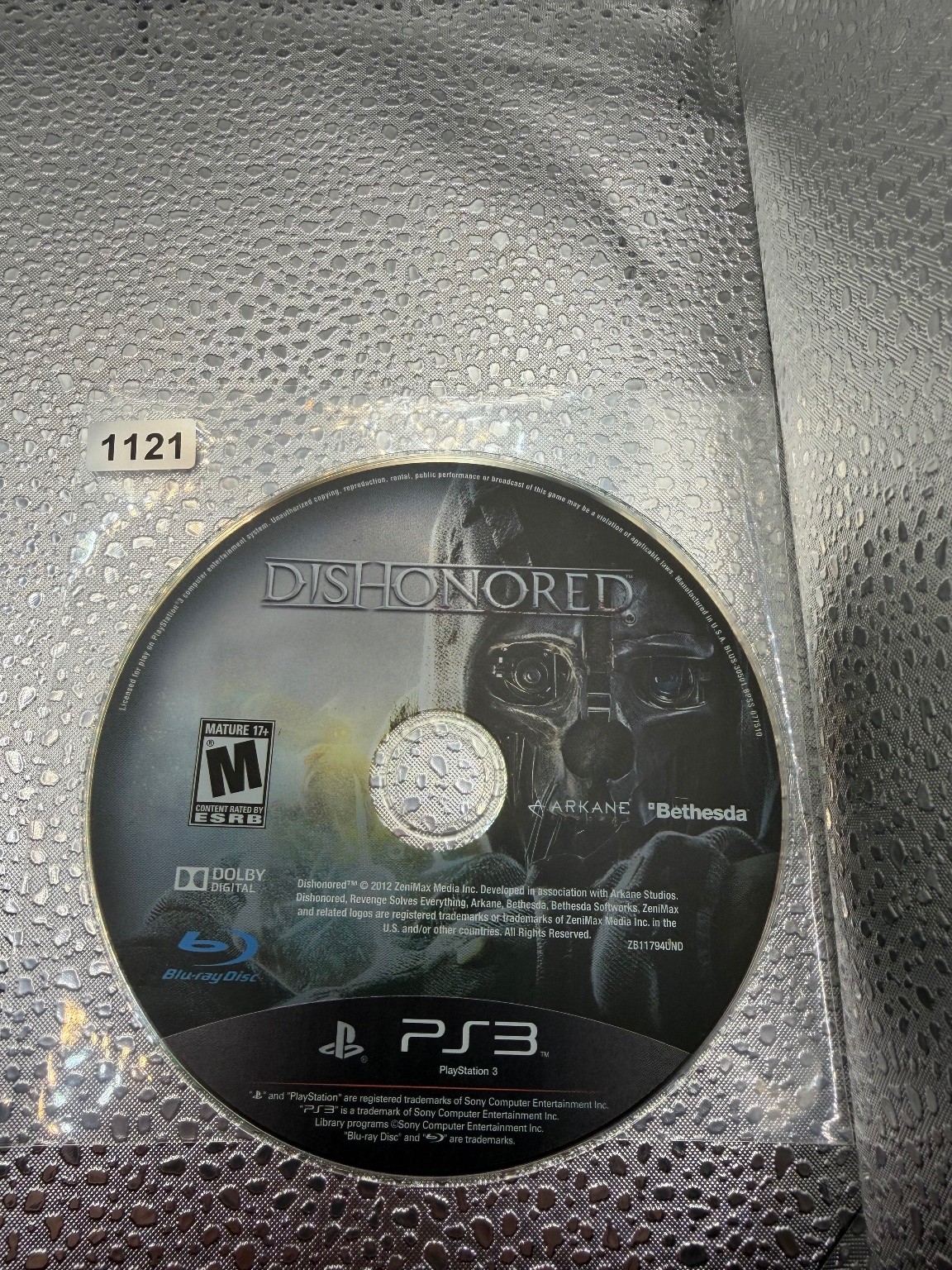 Dishonored PS3 PlayStation 3 Video Game Stealth Action Adventure