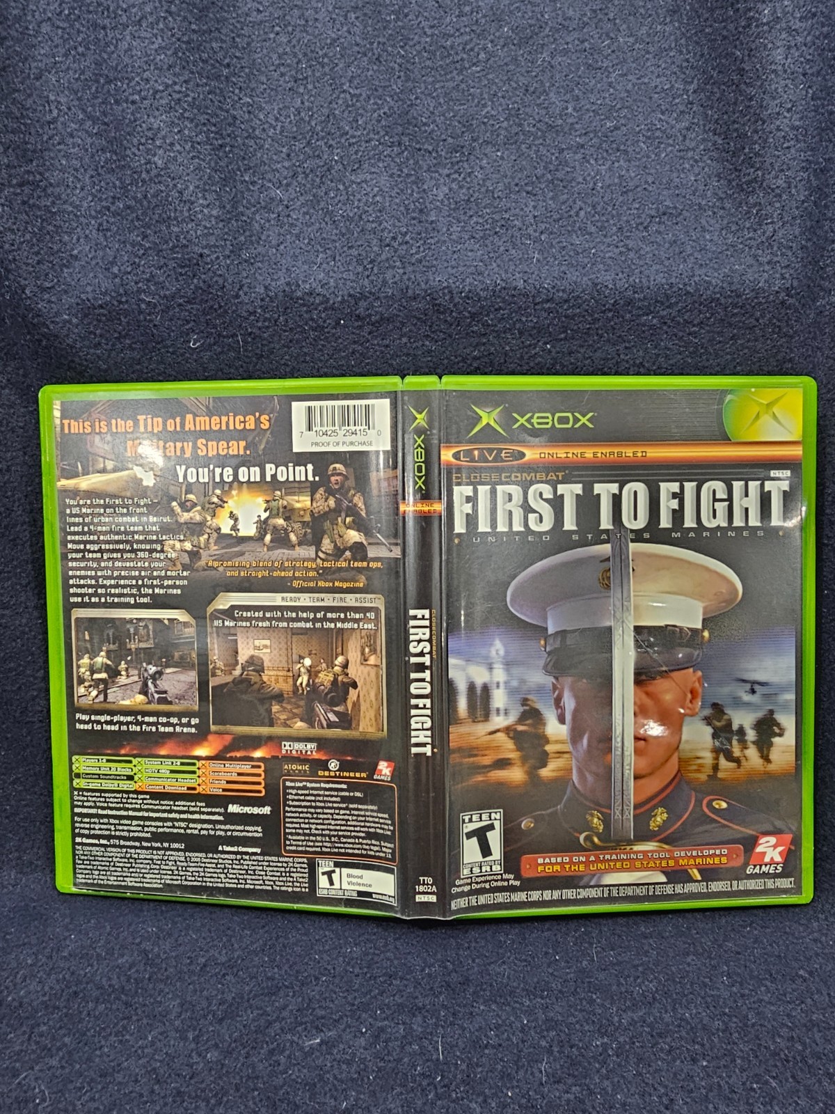 Close Combat: First to Fight (Microsoft Xbox, 2005) – Tested & Working