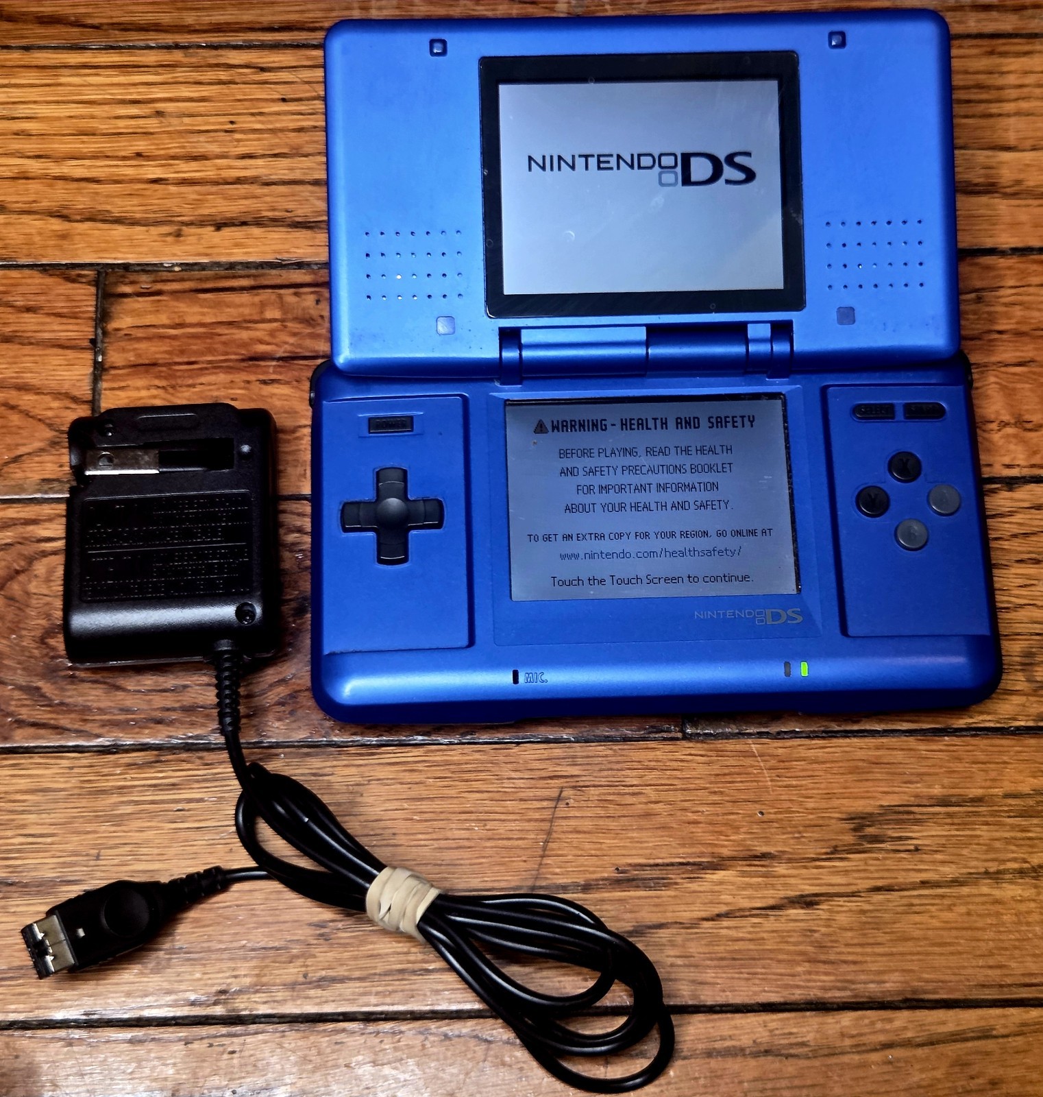 Nintendo DS Blue Game Console NTR-001 USA Tested