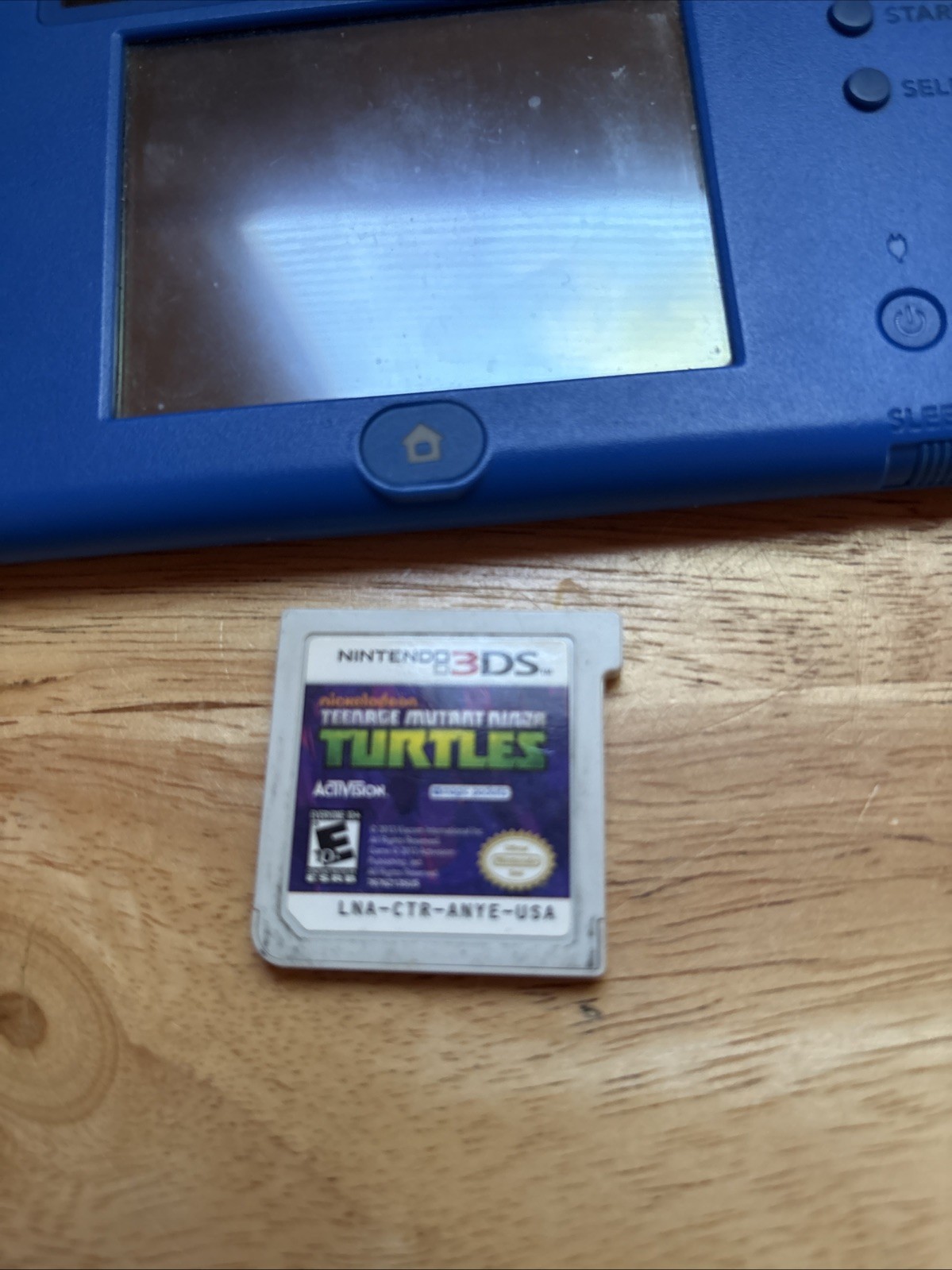 Nintendo 2DS Blue Handheld Game Console. Tested All Works. Scratched Screen