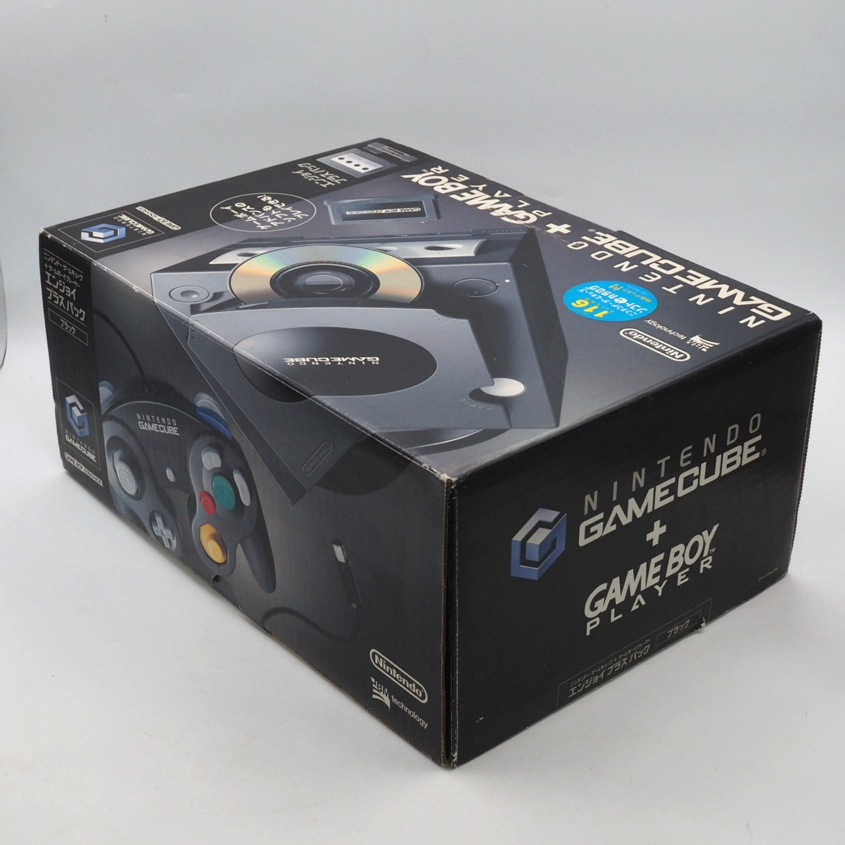Nintendo GameCube Console Black Boxed Enjoy Game Pack Tested NTSC-J NTSC-U/C GC