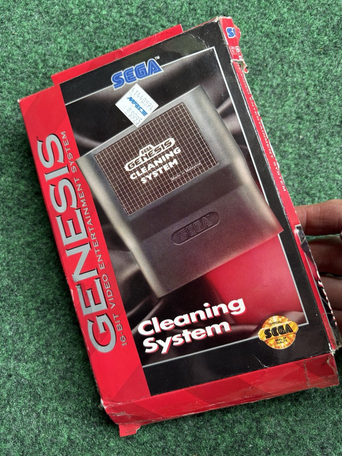 Vintage ￼Sega Genesis 16 Bit Video Entertainment System Cleaning System Box Fair