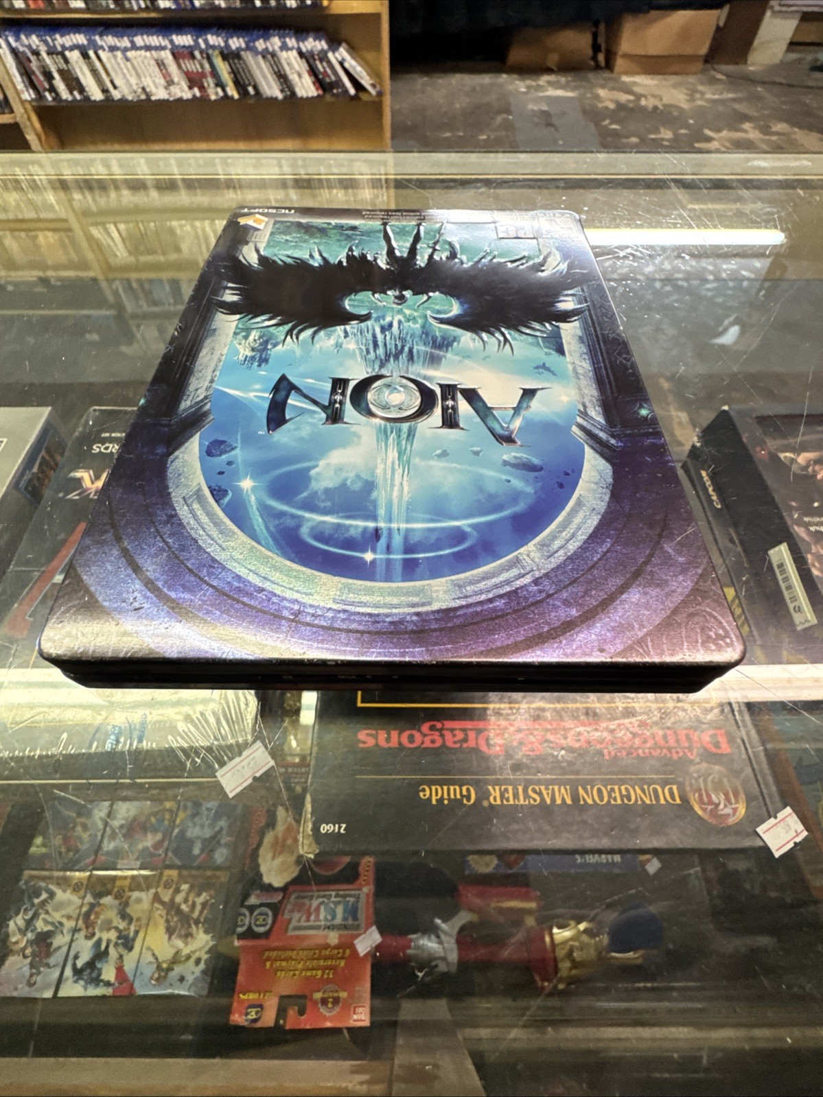 Aion Limited Edition Steel Case (PC, 2009) CIB, Manual, Extras