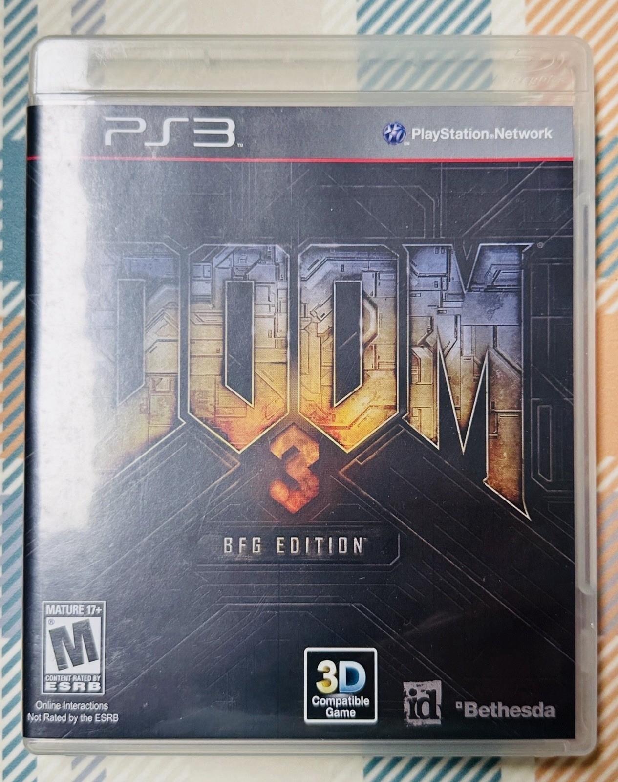 Doom 3 — BFG Edition (Sony PlayStation 3, 2012) Complete and Tested/Works