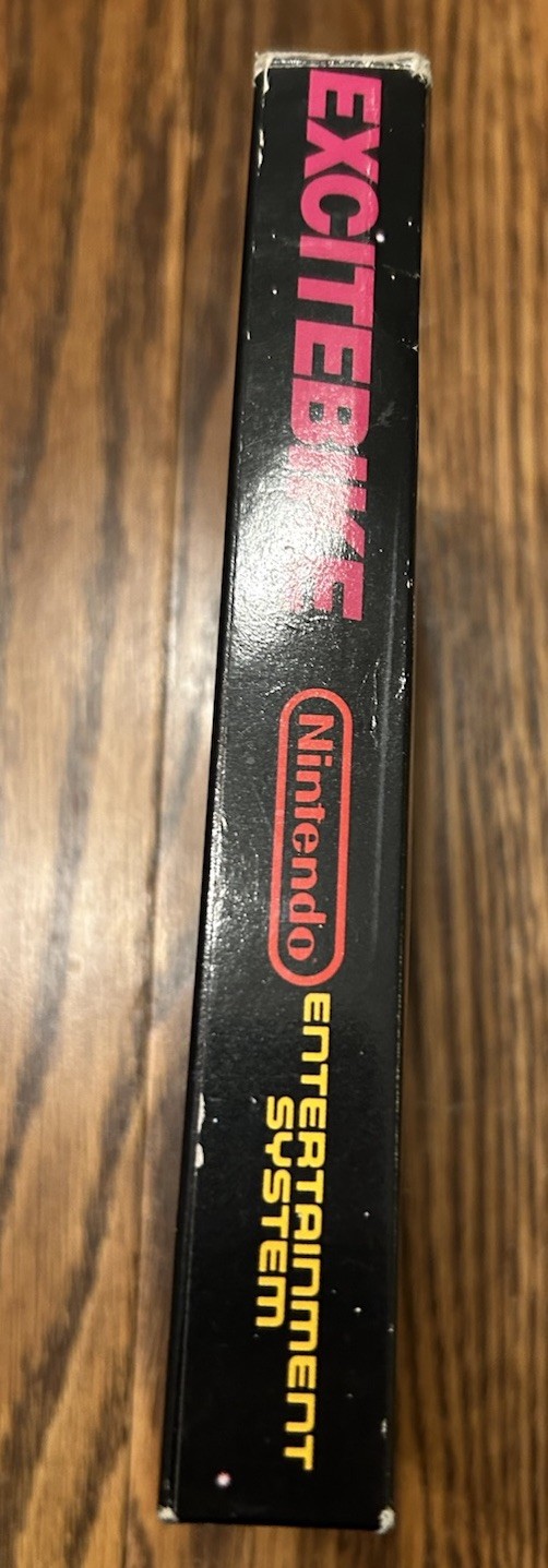 Excitebike (Nintendo NES, 1985) CIB Complete with Box W/ Protector